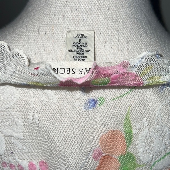 Vintage Victoria’s Secret Mesh and Lace Crop Top - Picture 4 of 5